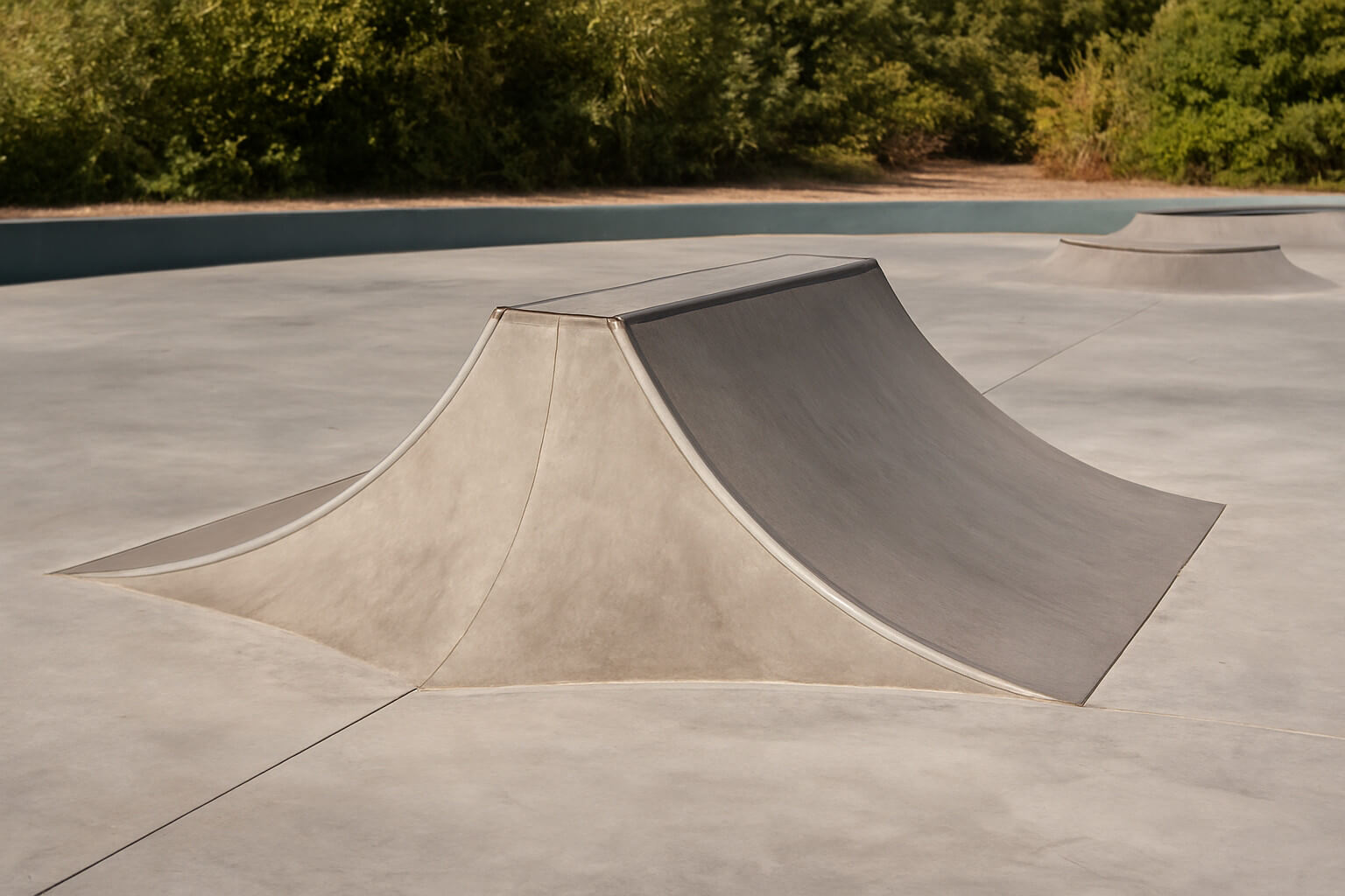 skatepark concrete spine