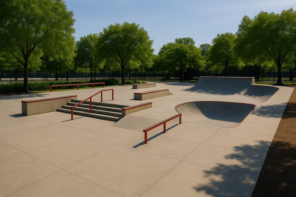 Skatepark minimal design 2